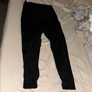 Maternity Black High-Waisted Leggings